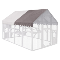 Flyline Extra Roof Tarp Cover For Cat Enclosure Cage