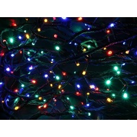 24m LED Christmas Fairy Light Clear String Multi Colour