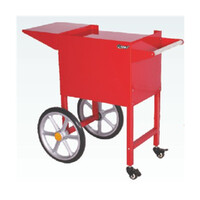 Large Wheeled Cart Trolley For Popcorn Machine