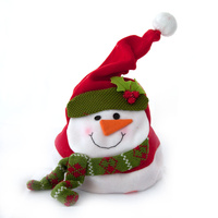 30cm Plush Soft Christmas Doll Toy: Santa Hat with Music and Dance