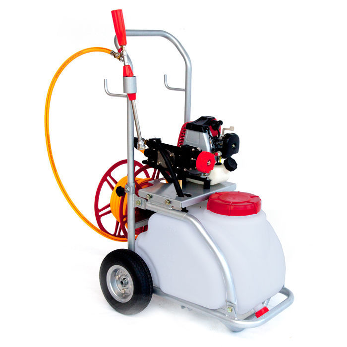 30L Power Sprayer for Weed or Pest Control Spray with Tank Trolley Hose Reel  - Ranch Pro