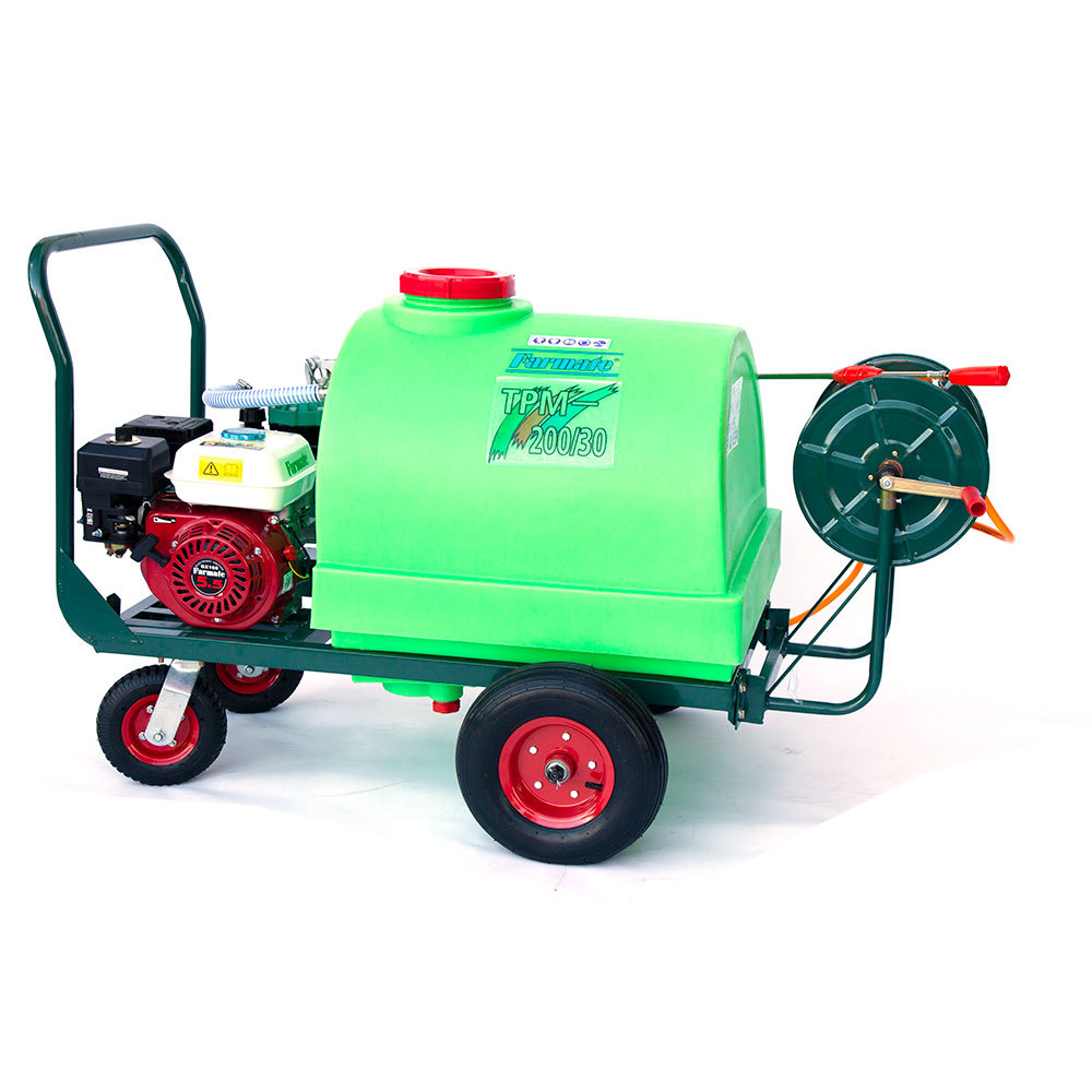 5.5HP Pump Sprayer 200L Tank Trailer Farm Weed Pest Spraying