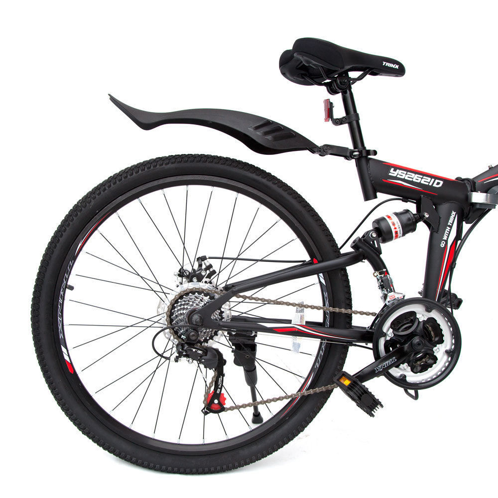 Shimano folding best sale mountain bike