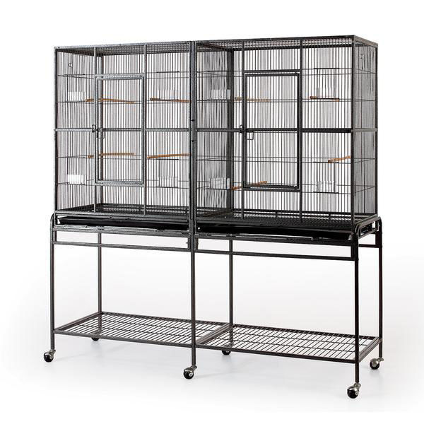 Double clearance bird cage