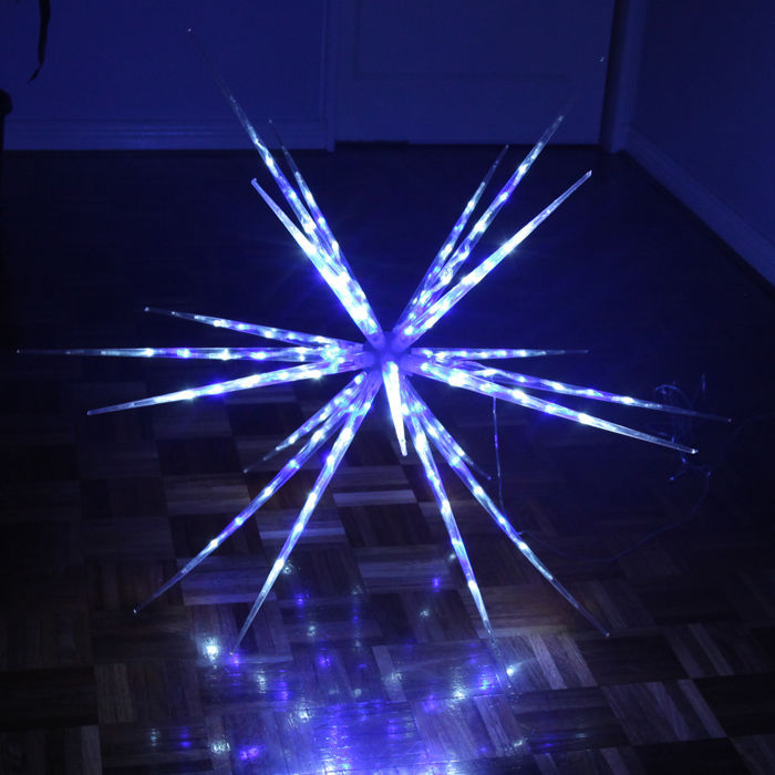 160 LED Blast Ice Star Ball Christmas Light Decoration 160 LED Blast Ice Star Ball Christmas Light Decoration