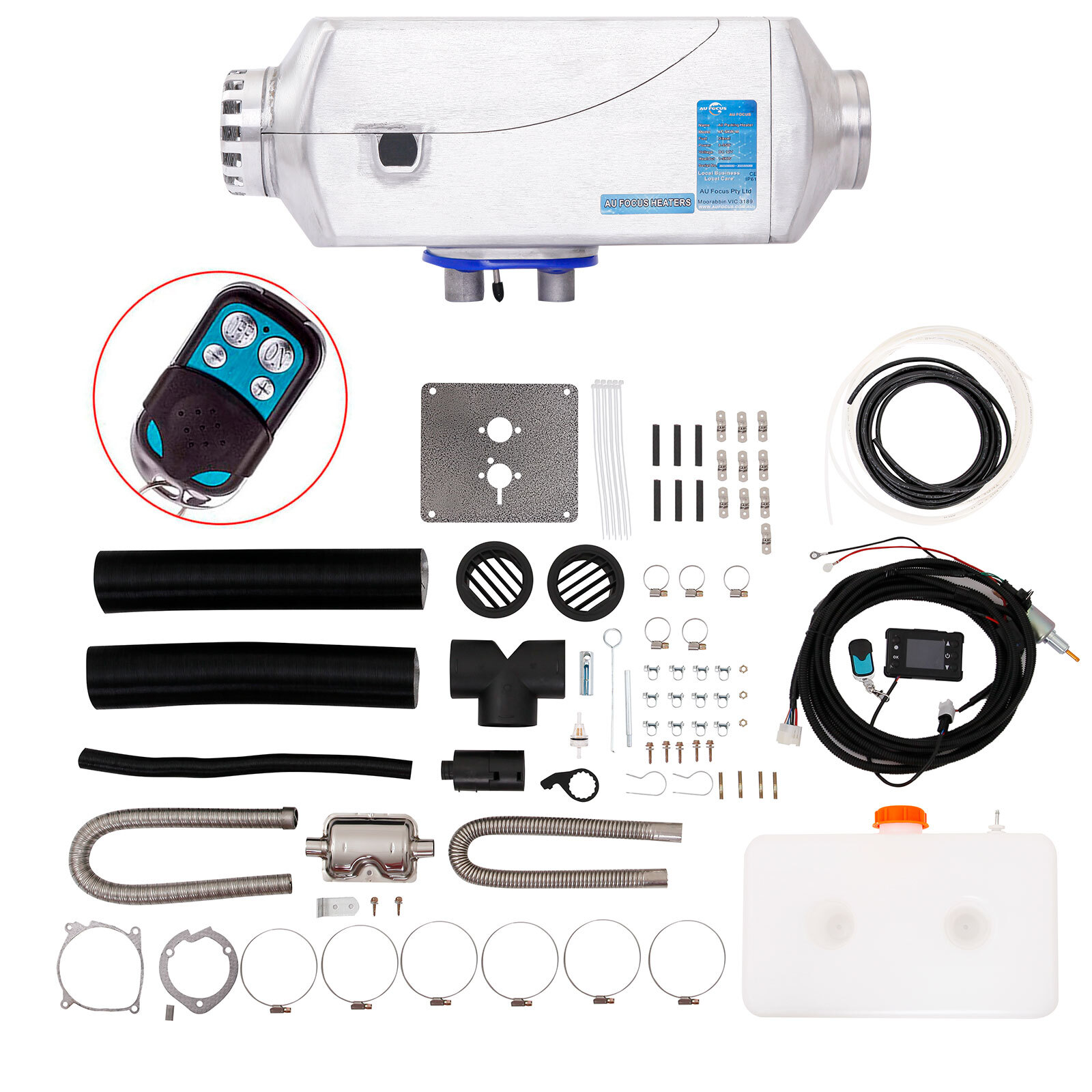 12V 5KW Diesel Parking Air Heater with Kyocera Glow Plug For RV Caravan
