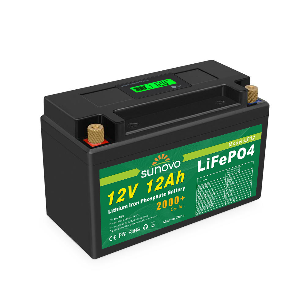 Mighty Max ML12-12LI - 12V 12AH LiFePO4 Deep Cycle Lithium Rechargeable  Battery