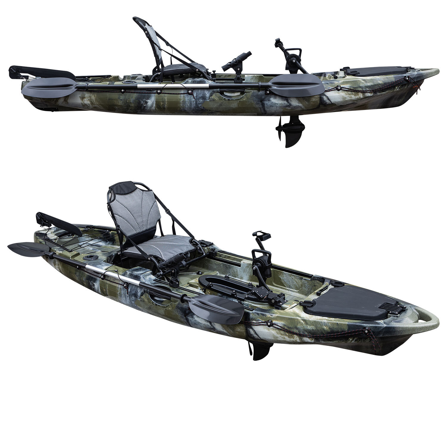 10FT Propel Pedal Kayak for Fishing