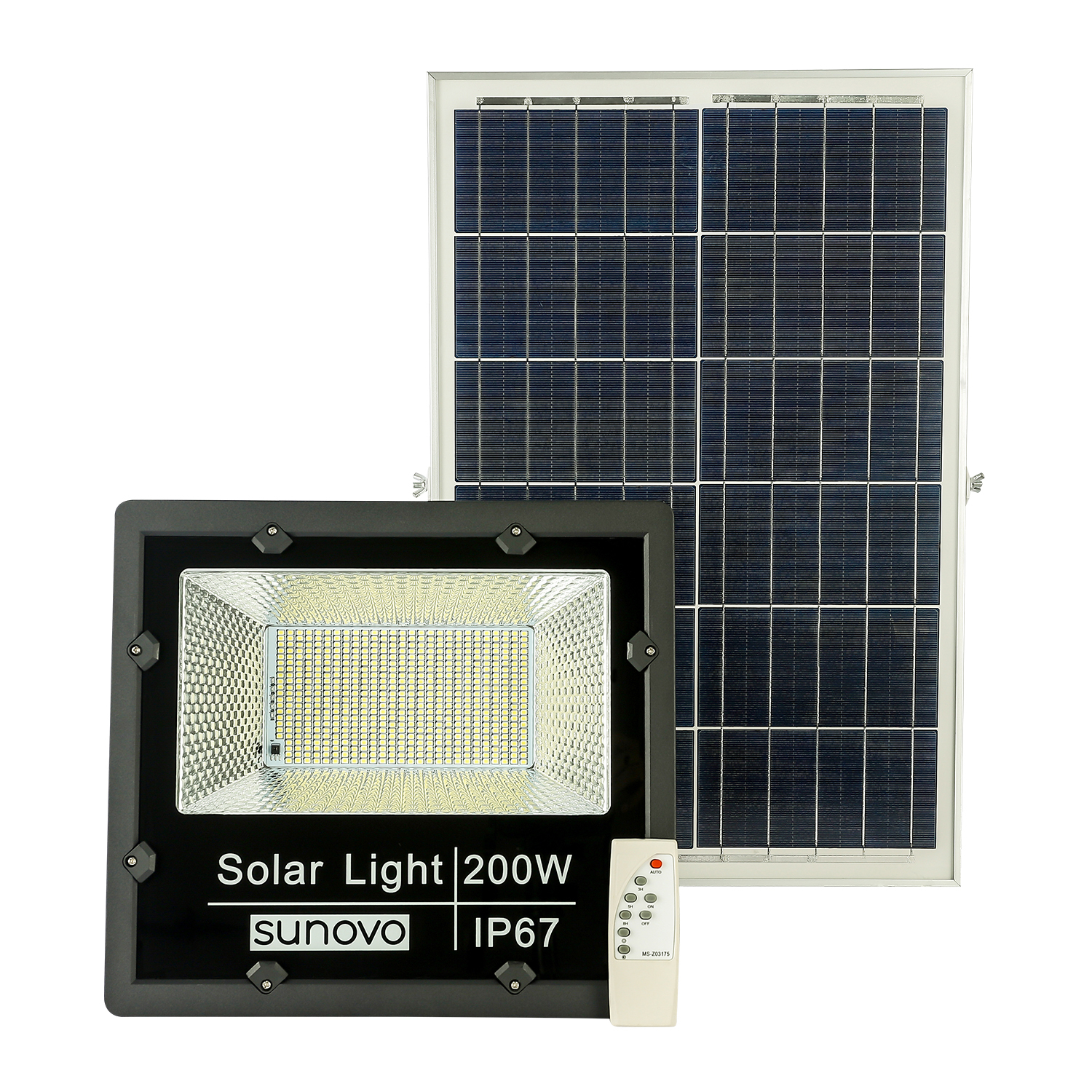 590 LED Solar Flood Light Outdoor with Remote Control 200W