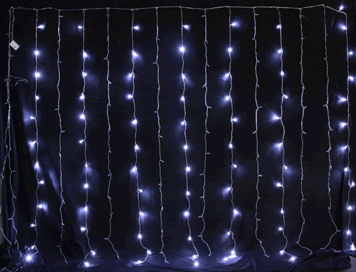 24V 180 LED Curtain String Light 2.8mx2.4m Christmas - Hisen