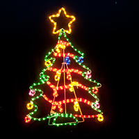 Christmas Tree Motif Rope Light Large 118cm Height