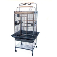 Flyline Grey Palace Play top Bird Cage 10mm Bar Space Parrot Aviary