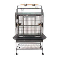 Flyline Grey Palace Play Top Bird Cage Parrot Aviary Large
