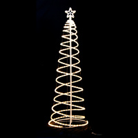 Led 185cm Spiral Rope Light Christmas Tree Star Mo