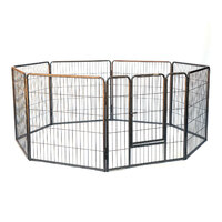 80cm Height 8 Panels Galvanised Dog Pen