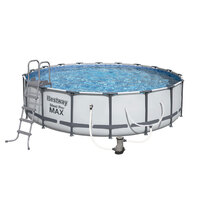 Bestway Steel Max Frame Above Ground Swimming Pool 18ft 56463 549cm