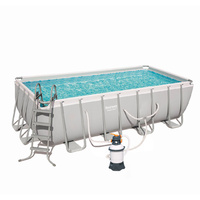 Bestway 56673 Swimming Pool with Sand Filter Pump 488x244x122cm