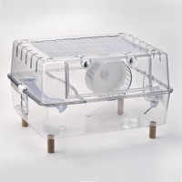 Flyline XL Gerbil Haven Acrylic Hamster Cage Mice Habitat