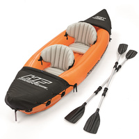 Bestway LITE-RAPID Inflatable Sea Kayak Canoe Boat for Kayaking Fishing Double