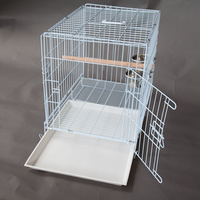 Collapsible Pet Carrier Travel Cage for Medium Bird Cockatoo