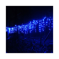 200 LED Icicle Christmas Rope Light & Memory BLUE