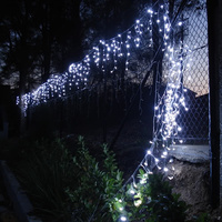 500 LED Icicle Christmas Rope Light & Memory Cold White