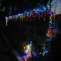 700 LED Icicle Christmas Rope Light with Memory Multi-Color 49m RGBY