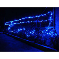 75m 700 LED Christmas Fairy Light Clear String Blue
