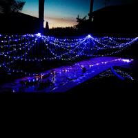 75m 700 LED Christmas Fairy Light Clear String Blue & White