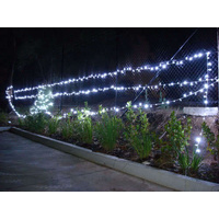 75m 700 LED Christmas Fairy Light Clear String White