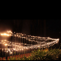 75m 700 LED Christmas Fairy Light Clear String Warm White