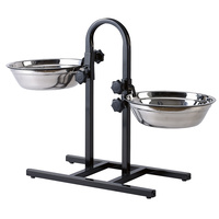 Height Adjustable Dog Bowls Set