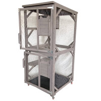 Flylline Wooden 180cm Cat Condo House Kitten Ferret Enclosure Cage