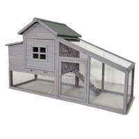 Flyline A-Frame Chicken Coop Hutch with Run