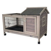 Flyline Bunny Bungalow Cage Hutch For Rabbit Guinea Pig