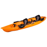 Double Size Sit On Top Fishing Kayak Orange