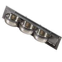 Stainless Steel Bird Feeder Cup Set -3 Cups