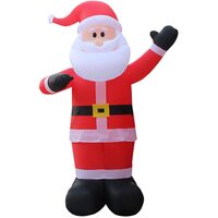 300cm Inflatable Santa with LED Light for Christmas Decoration