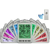 Color Changing Wireless Weather Station with Thermometer Humidity Barometer