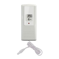 Wireless Thermometer with Temperature Dry Probe for GTC Weather Station