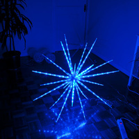 160 LED Blast Ice Star Ball Christmas Light Decoration Blue 122cm Diameter