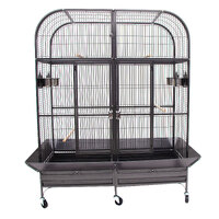 Double Cage with center divider for Bird Parrot Aviary