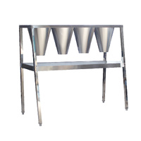 Commercial Stainless Steel Chicken Poultry Killing Cone Rack For Turkey