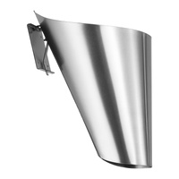 Medium Size Chicken Poultry Killing Cone Stainless Steel Wall Mount