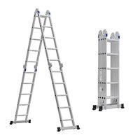 5.8m Multi-Purpose Aluminium Ladder - 4 x 5 Rungs