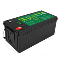 12V 300Ah Deep Cycle LiFePO4 Battery Rechargeable Lithium