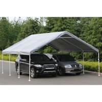 Flyline Portable Carport Garage Shelter Canopy Double Size 18x20ft