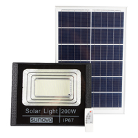 590 LED Solar Flood Light Outdoor with Remote Control 200W