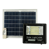 165 LED 40W Solar Flood Light with Remote Control