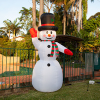 240cm Inflatable Snowman with LED Light for Christmas Decoration